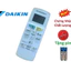tay điều khiển remote từ xa điều hòa Daikin nút Turbo bên trái-kèm pin