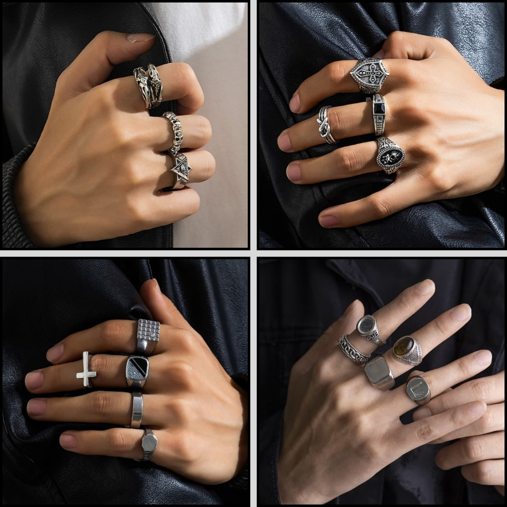Men's Titanium Steel Ring by Gavi Accessories