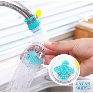 Dụng cụ gắn vòi nước giúp lọc sạch cặn bẩn, Đầu lọc vòi nước 1 tầng/ 6 tầng co giãn xoay 360 độ giúp tránh văng nước