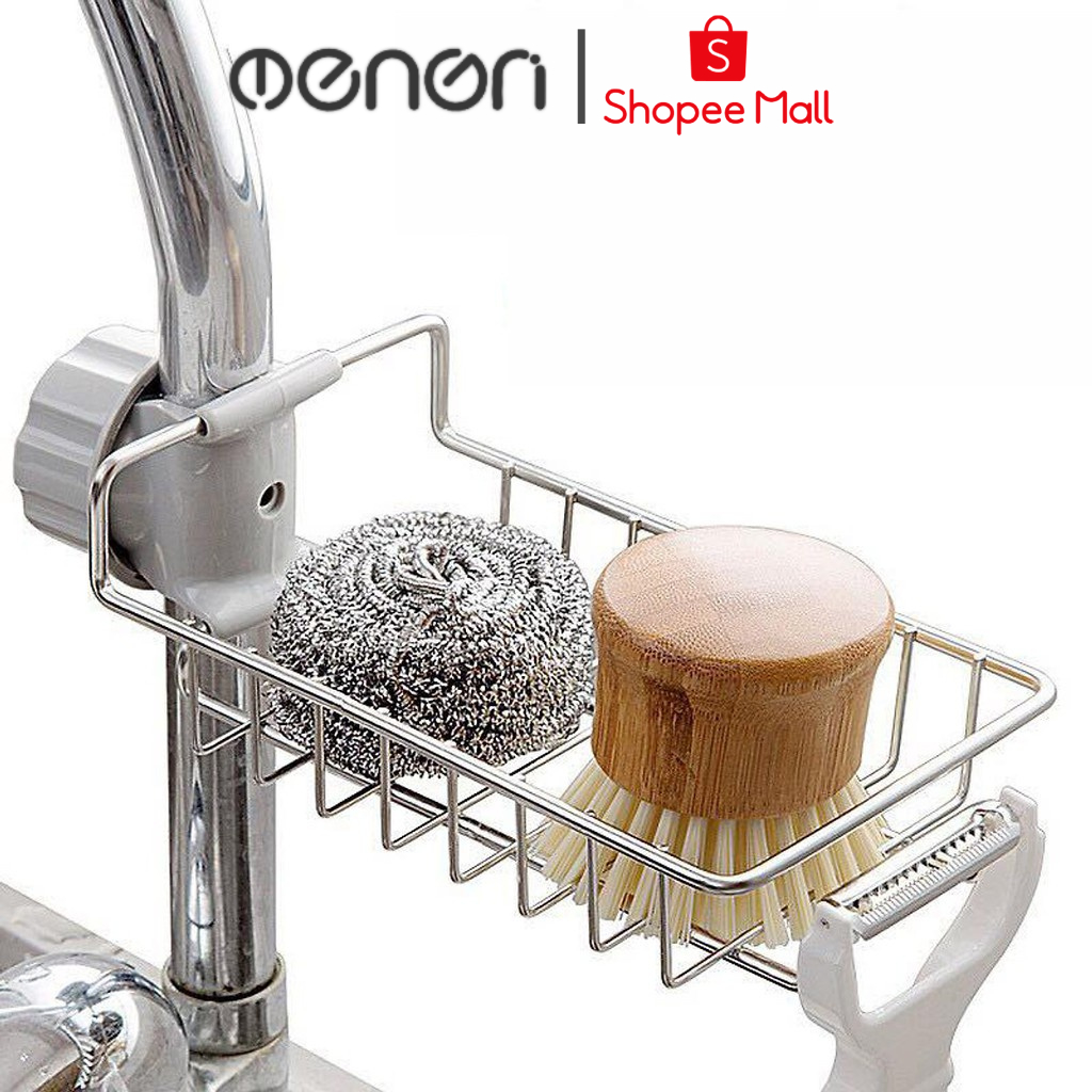 Giá treo bồn rửa bát Inox BEECOOK, giỏ treo bồn rửa chén Inox 304 cao ...