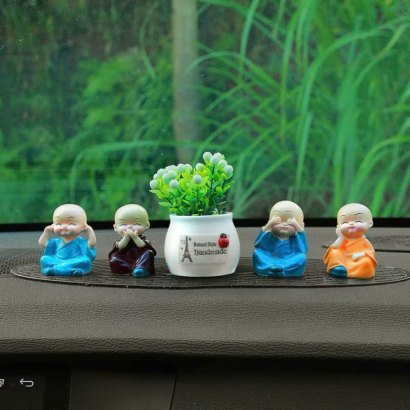 BỘ 4 TƯỢNG CHÚ TIỂU- Bộ Tượng Tứ Không 4 Vị Hòa Thượng Phong Thủy-MA: TUONGCHUTIEU79