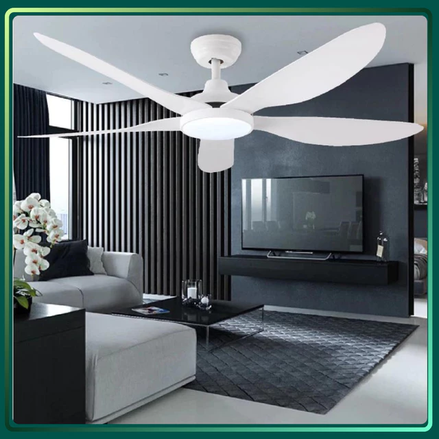 Quạt Đèn Trần Trang Trí LumiFan, Sải Cánh 133cm, Quạt Trần Đèn Decor, Quạt Trần Trang Trí, Hàng Chính Hãng