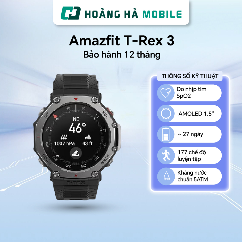 Đồng hồ thông minh Amazfit T-Rex Chính hãng Shopee Việt Nam