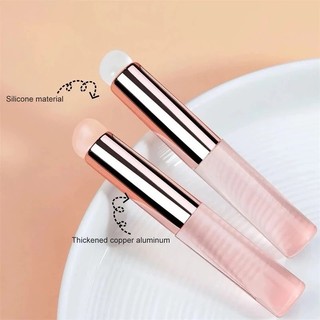 Cọ Son Cọ Tán Son Trang Điểm Môi Đầu Tròn Bằng Silicon Thạch Dẻo Mềm Tiện Dụng