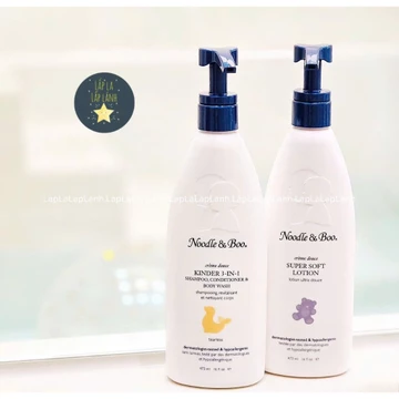 Noodle & Boo Sữa tắm gội, lotion, xịt thơm quần áo cao cấp cho bé, tổng hợp bộ tắm gội cho bé, dưỡng da cho bé