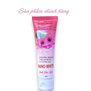 Sữa Rửa Mặt NANO WHITE Trắng Ngừa Mụn 80ml Chính Hãng