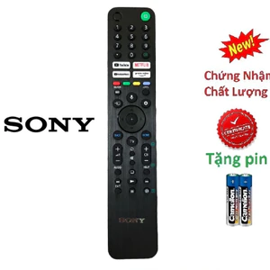 Điều khiểnTivi Sony 4K 50 inch KD-50X75, Remote tivi android có giọng nói TX520P