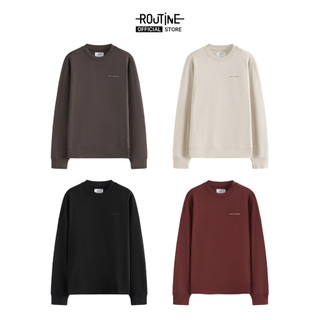 Áo Sweatshirt In Hình Unisex Form Loose - Routine 10F24SWEU001