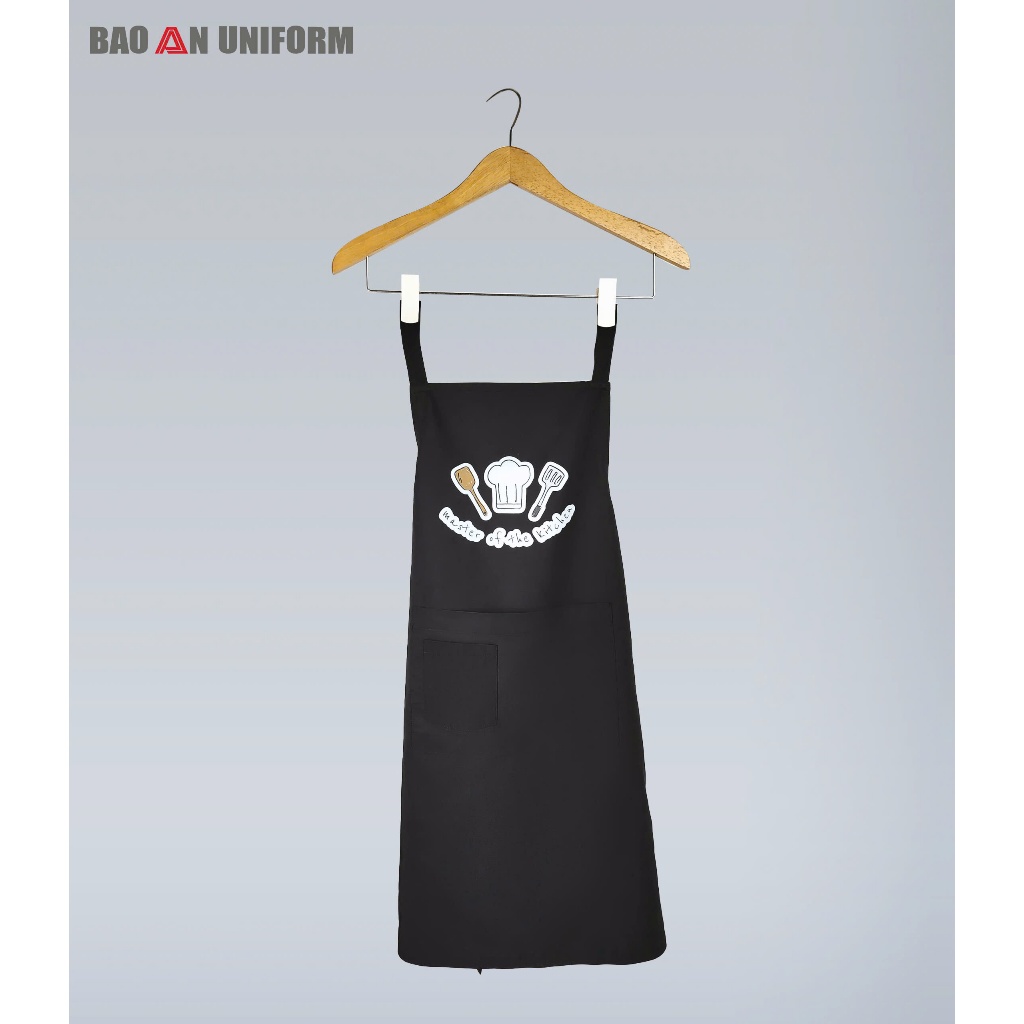 Tạp Dề Bếp Vải Dù Chống Thấm In Hình Dễ Thương Cho Nam Nữ Nội Trợ, Buôn Bán Quán Ăn, Hàng Nước