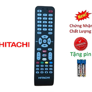 tay điều khiển remote từ xa tivi Hitachi chính hãng-kèm pin-tay đầu bấm tivi Hitachi chính hãng