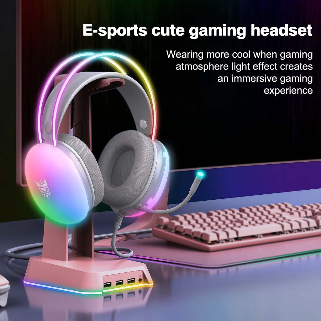 Tai Nghe Gaming ONIKUMA X25 Có Dây,  Âm Thanh Nổi 3D,  Micrô Chống Ồn Đa Hướng