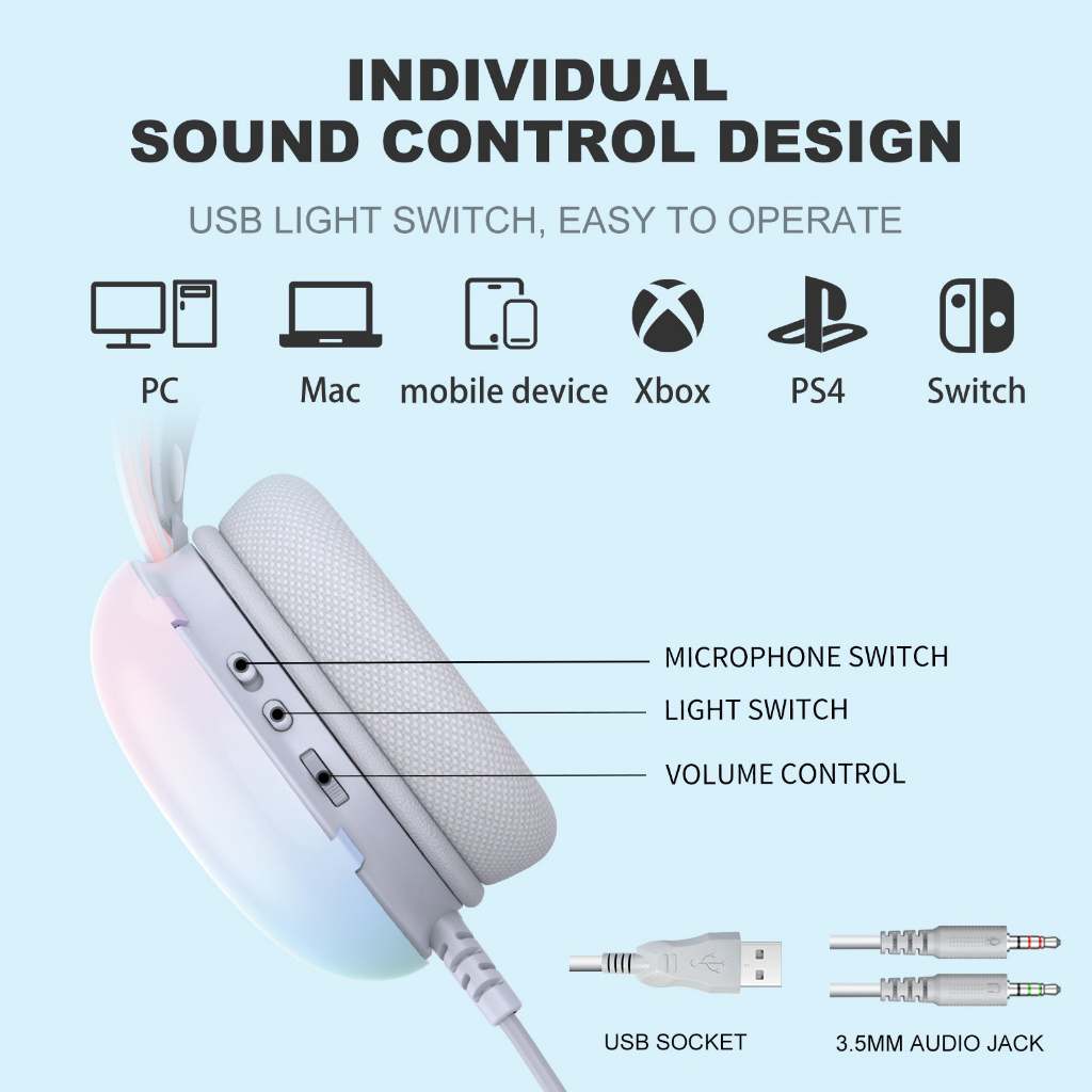 Tai Nghe Gaming ONIKUMA X25 Có Dây,  Âm Thanh Nổi 3D,  Micrô Chống Ồn Đa Hướng