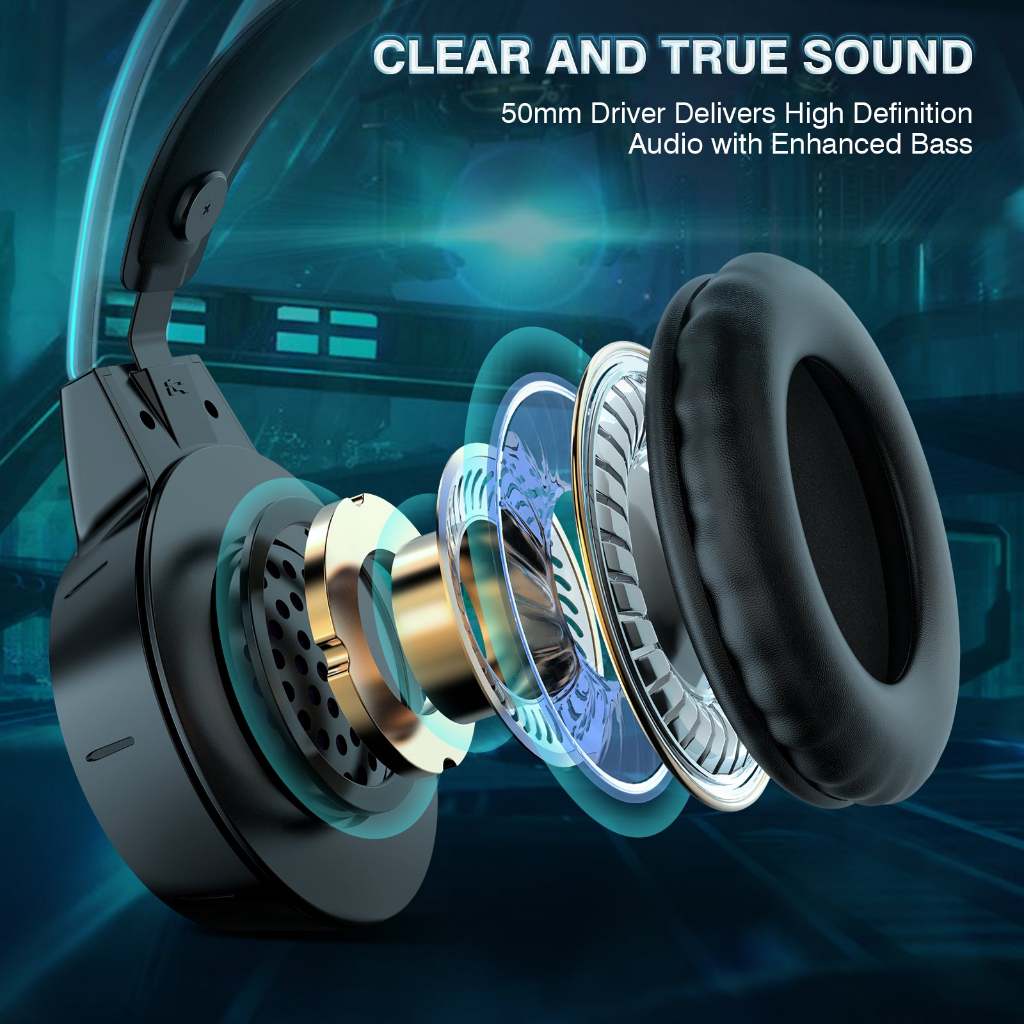 Tai nghe Gaming Tai Hươu ONIKUMA X15 Pro Có Dây, Âm Thanh Vòm Nổi, Micro Khử Ồn, RGB