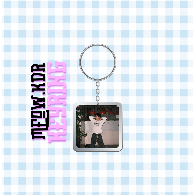 Móc khoá nhựa/Keyring ca sĩ HURRYKNG (Đọc mô tả để biết thêm thông tin)