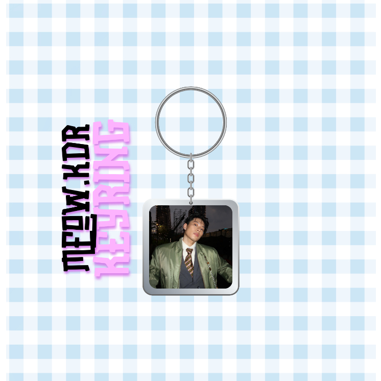 Móc khoá nhựa/Keyring ca sĩ HURRYKNG (Đọc mô tả để biết thêm thông tin)