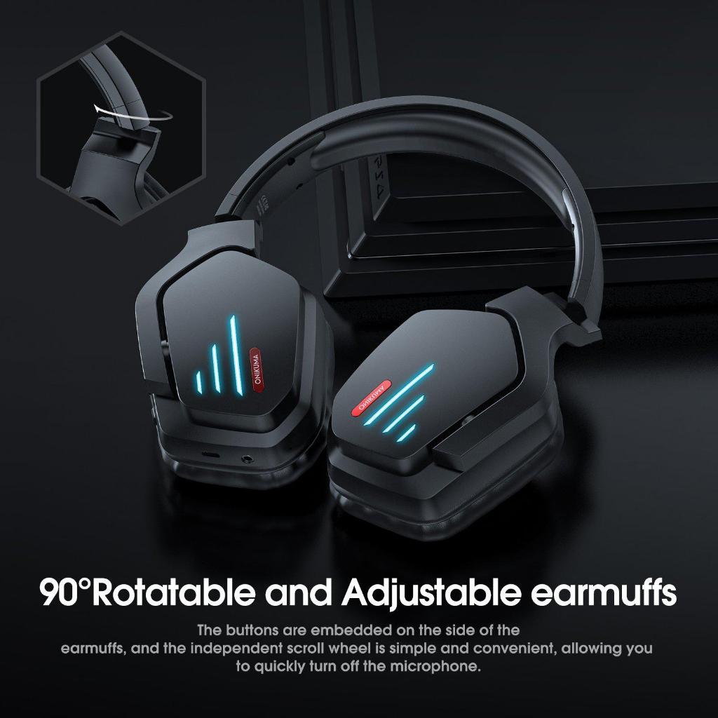Tai Nghe Gaming ONIKUMA B60 Bluetooth, Micro HD, Âm Thanh Vòm Nổi