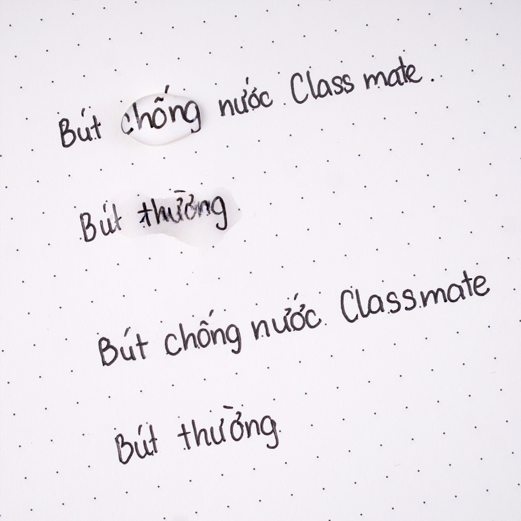 Bút Bi Nước Bút Gel Mực Bấm Ngòi ST 0.5mm Classmate Bút Nước Mực Đen Xanh Mực Đều Nét Trơn Ghi Chép Luyện Thi CL-GP112