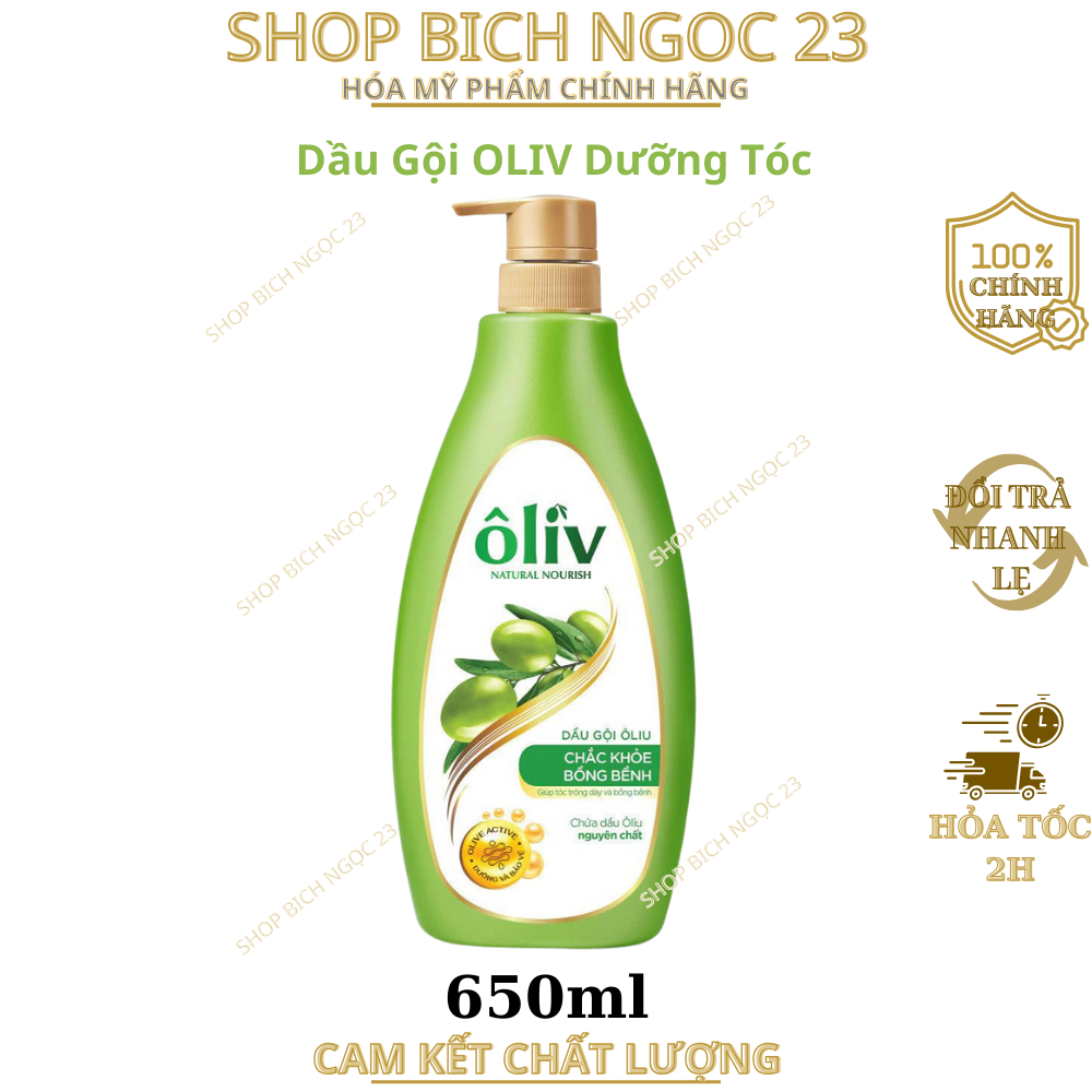 Dầu Gội OLIV Dưỡng Tóc 650ml