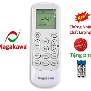 Điều khiển điều hòa nagakawa eco, Remote máy lạnh nagakawa hàng tốt, Bảo hành 6 tháng