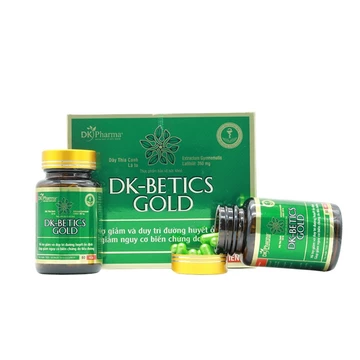 Viên tiểu đường DK BETICS GOLD - Giúp ổn định đường huyết, giảm nguy cơ biến chứng tiểu đường - 120V
