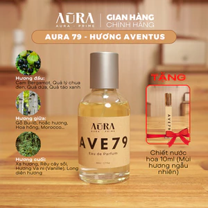 Nước hoa nam Aura Prime AVE79 - Phong cách Lịch lãm, mạnh mẽ, quyến rũ