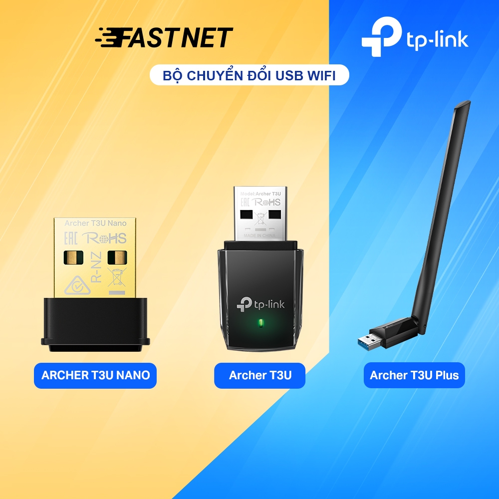 Bộ Chuyển Đổi USB Wifi TP-Link Archer T3U / T3U Plus / T3U Nano Chuẩn ...