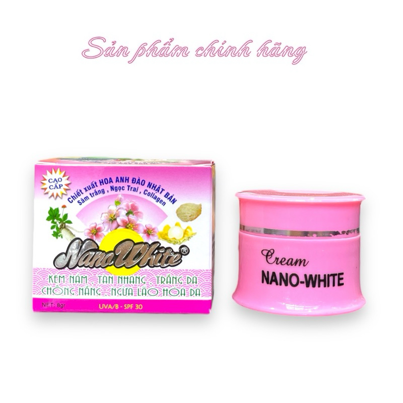 Kem NANO WHITE 8gram Các Loại Chính Hãng