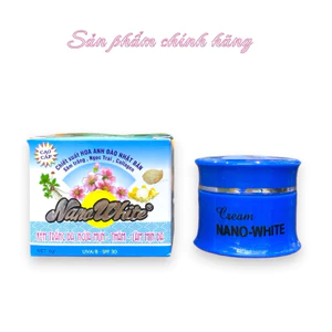 Kem NANO WHITE Mụn Thâm Trắng Làm Mịn Da 8gram Chính Hãng