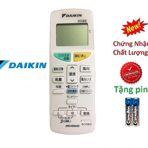 tay điều khiển remote từ xa điều hòa Daikin chính hãng Nội địa chữ nhật-kèm pin-tay đầu bấm điều hòa daikin nội điạ nhật