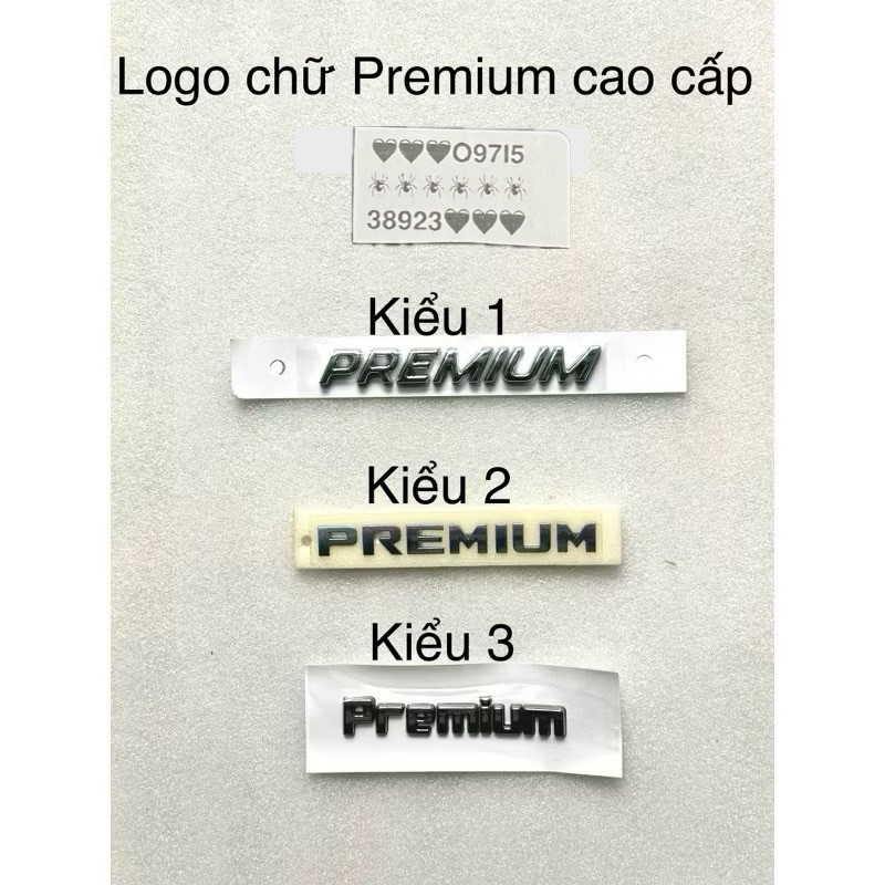 LOGO CHỮ PREMIUM CAO CẤP DÁN XE | Shopee Việt Nam