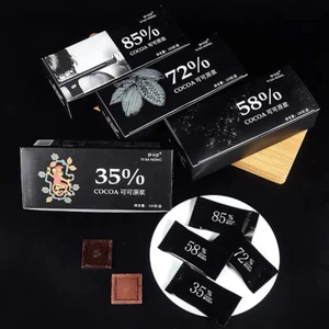 Socola Nguyên Chất Socola Tươi Đen Đắng Nguyên Chất Không Đường 100% 85% 72% 58% 35% 1 Hộp 120gr
