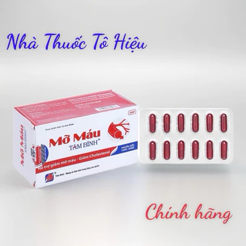 Mỡ máu Tâm Bình - Hỗ trợ giảm mỡ máu, mỡ gan