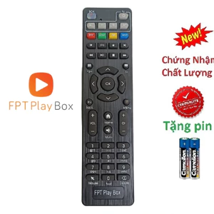 tay điều khiển remote từ xa đầu thu FPT Play Box- Hàng chính hãng-kèm pin