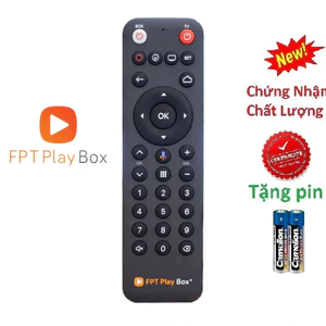 tay điều khiển remote từ xa FPT Play Box 2019.2020-kèm pin-tay đầu bấm FPT Play Box 2019.2020