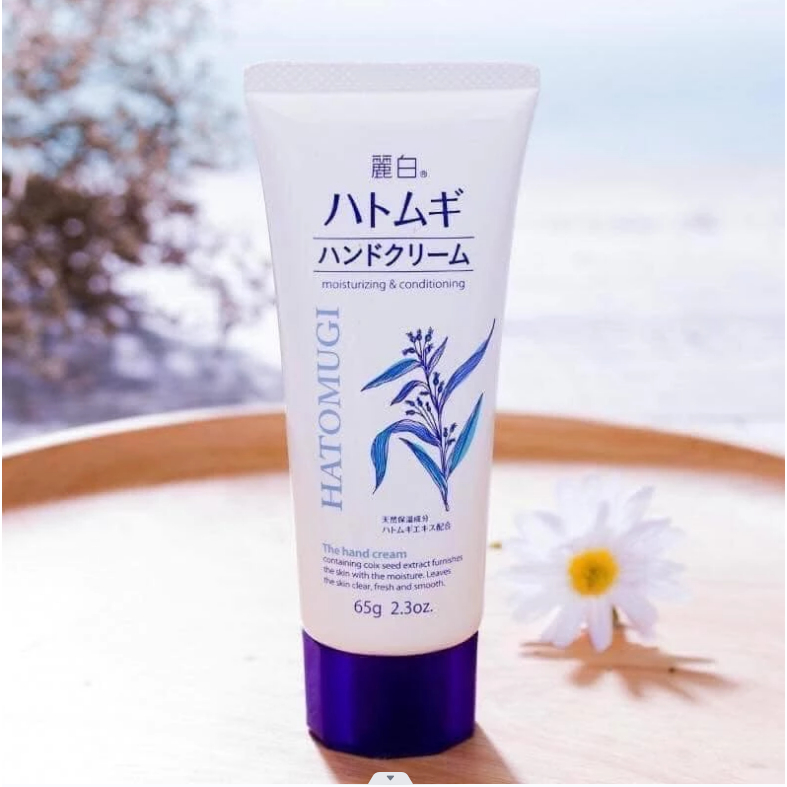 Kem dưỡng da tay Reihaku Hatomugi Moisturizing The Hand Cream ( 65g)