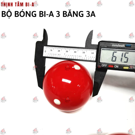 Lẻ Bóng Bida 3 Băng, Bóng Lẻ Bi-A 3C 6 Chấm, Bóng Bida Líp Thịnh Tâm
