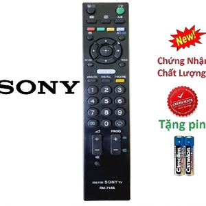 tay điều khiển remote từ xa tivi sony RM-716A-kèm pin-tay đầu bấm tivi sony RM-716A