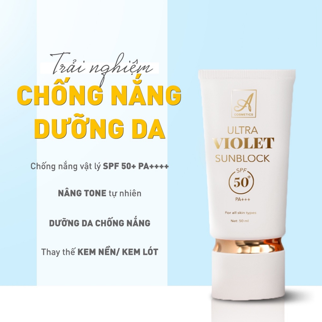 Kem Chống Nắng Ultra Violet Sunblock A Cosmetics | Shopee Việt Nam