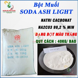 Bột soda Na2CO3, tẩy rửa đa năng, chất hỗ trợ tăng PH( tăng kiềm) cho nước, Soda ash ligh