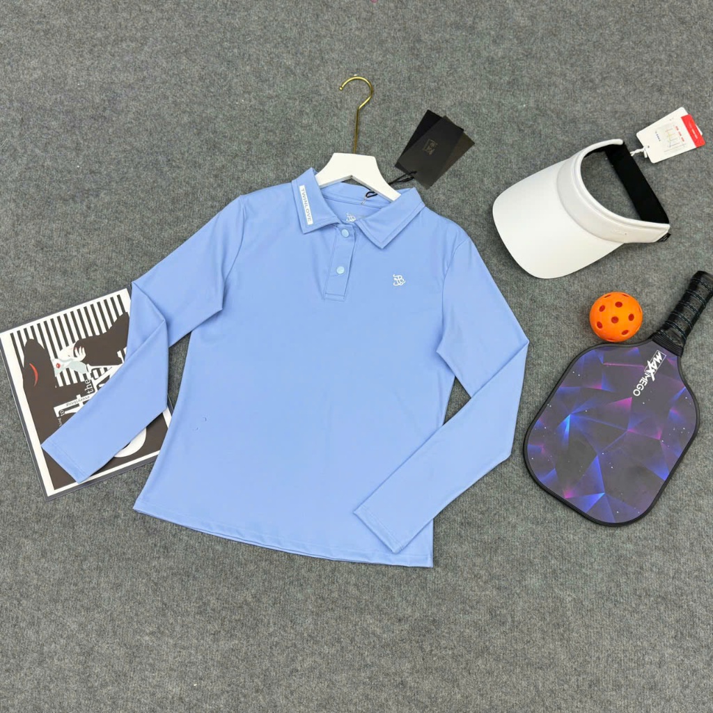 Áo thể thao nữ, Áo dài tay chơi Pickleball, Tennis, Golf, Cầu lông... Hàng Cao Cấp