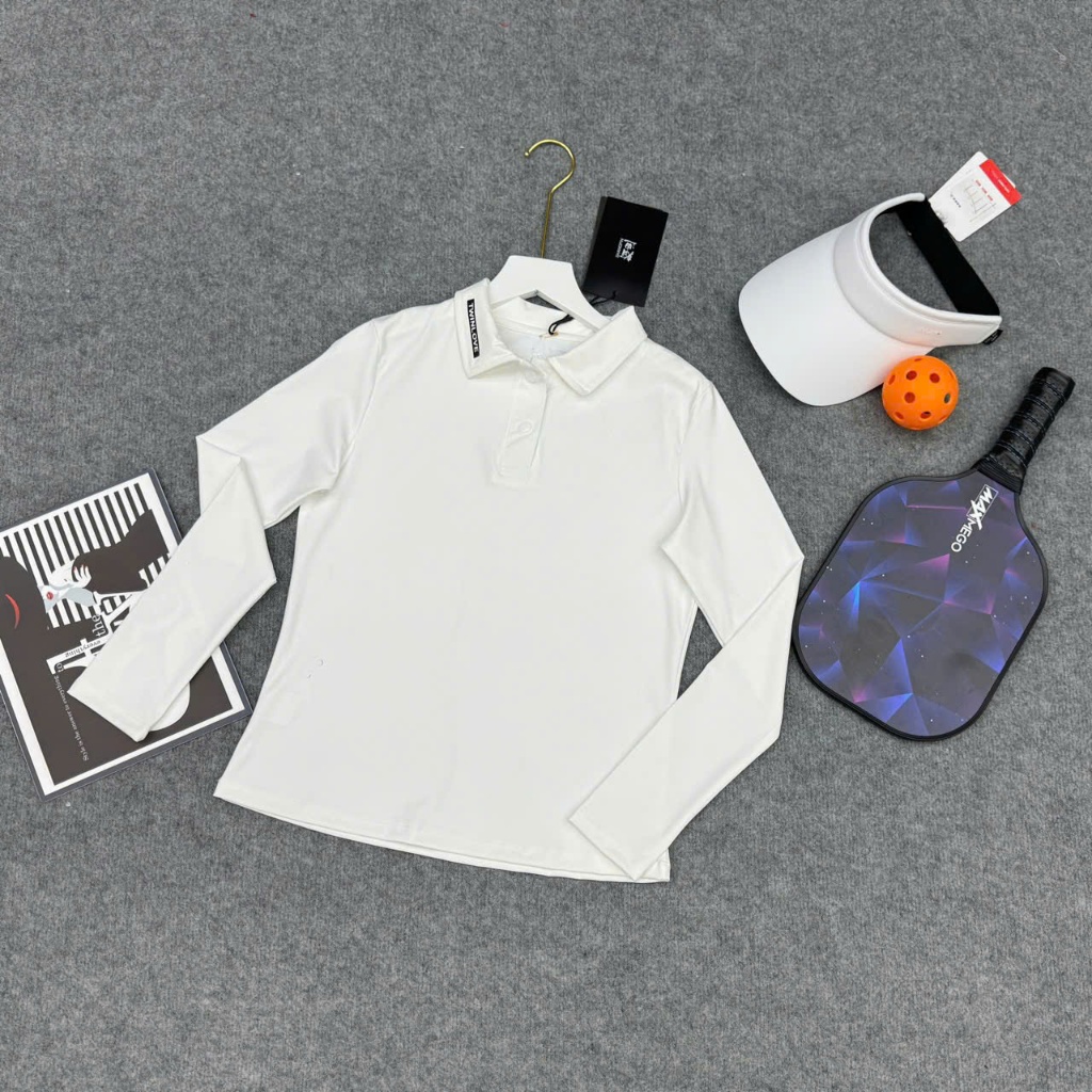 Áo thể thao nữ, Áo dài tay chơi Pickleball, Tennis, Golf, Cầu lông... Hàng Cao Cấp