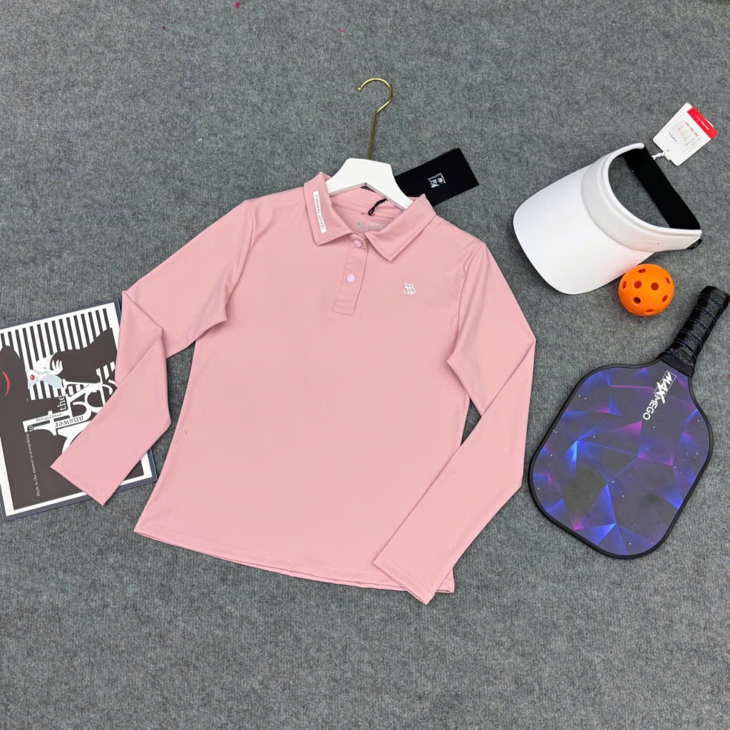 Áo thể thao nữ, Áo dài tay chơi Pickleball, Tennis, Golf, Cầu lông... Hàng Cao Cấp