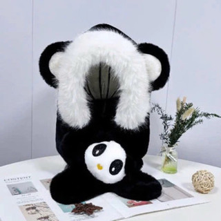 Mũ Lông Cừu 3in1 Hình Gấu Dâu Pikachu Siêu Kute, Mũ Kèm Khăn Quàng Cổ 🌸 tuyển sỉ🌸