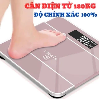 (CÂN CHÍNH XÁC 100% - CHỌN MÀU) CÂN SỨC KHỎE ĐIỆN TỬ ISCALE SE MAX 180KG CAO CẤP - CÂN ĐIỆN TỬ CAO CẤP - CÂN SỨC KHỎE