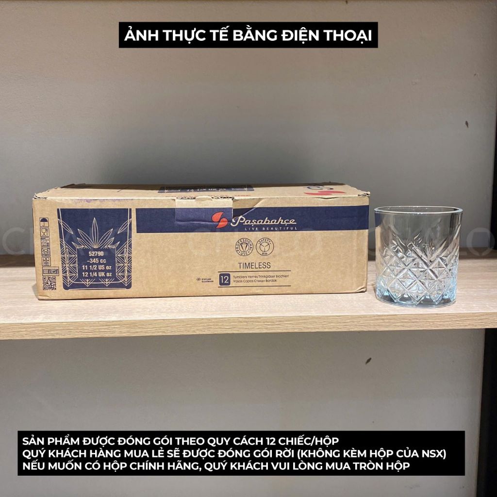 Ly thủy tinh Pasabahce Timeless Rock & Long Drink 345ml ~ 365ml | 52790 ...