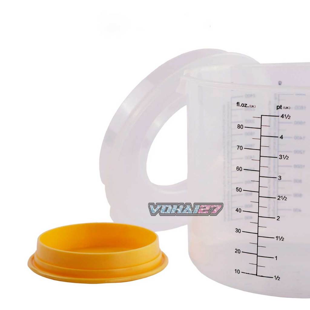 Ca Nhựa Đánh Trứng Và Kem Cheese Có Nắp Dung Tích 1.5L - 2.5 Lít