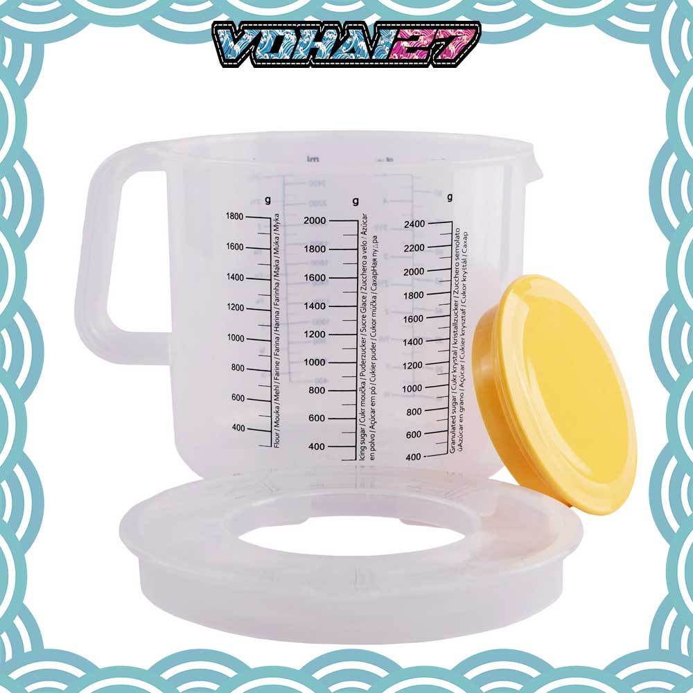 Ca Nhựa Đánh Trứng Và Kem Cheese Có Nắp Dung Tích 1.5L - 2.5 Lít