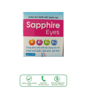 ✅ [Chính Hãng] Dung dịch nước mắt nhân tạo Sapphire tác dụng tức thì | 15ml