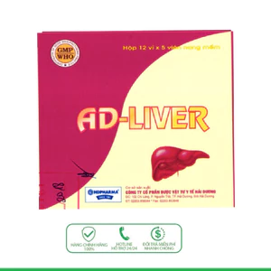 AD-LIVER Hỗ trợ suy giảm chức năng gan | Hộp 60 viên