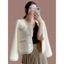Áo khoác dạ tweed phối viền dạ cổ tròn 4 túi sang chảnh cho nữ hàng QC-TD092